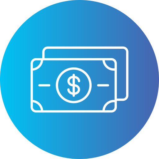 dollar Generic gradient fill icon