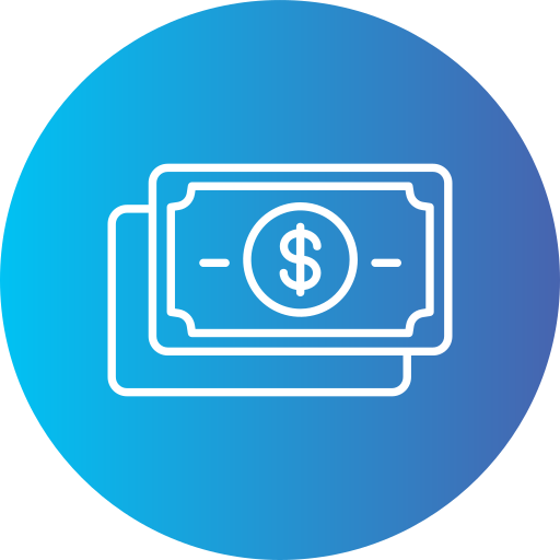 dollar Generic gradient fill icon