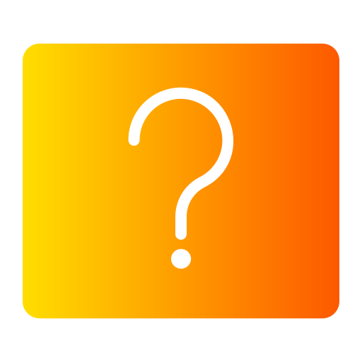 Question mark Generic gradient fill icon