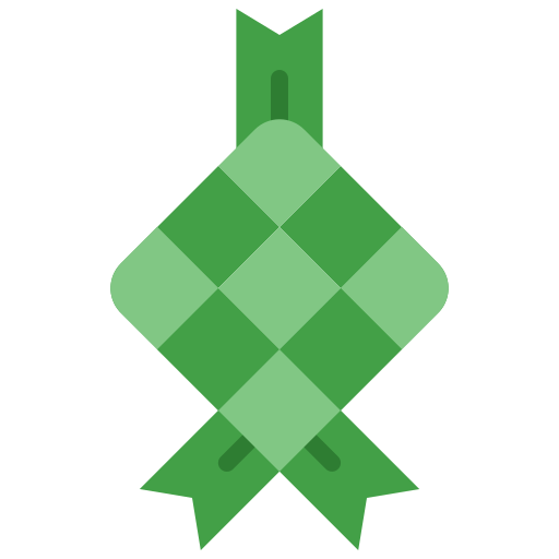 Ketupat Generic color fill icon