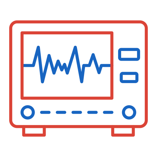 cardiogramma Generic color outline icona