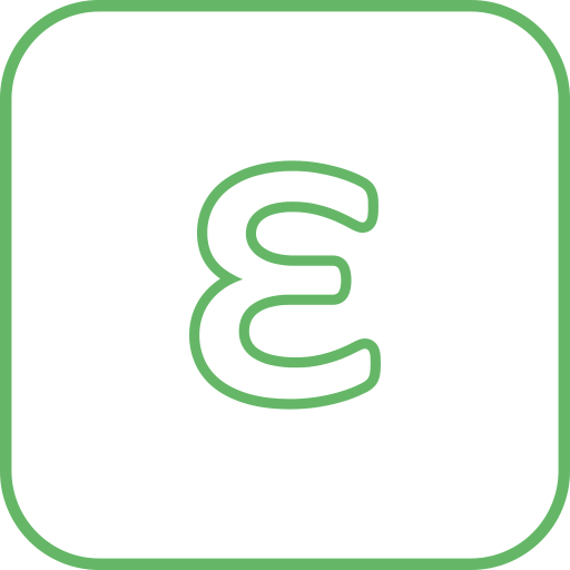 epsilon Generic color outline icon