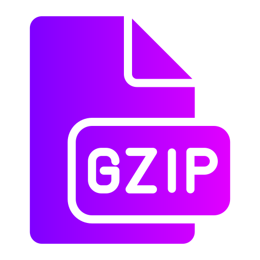 gzip Generic gradient fill icon