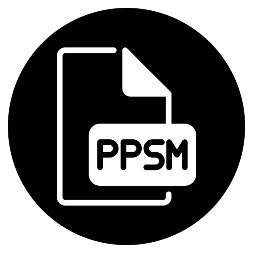 ppsm Generic black fill icon