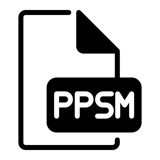 Ppsm Generic black fill icon