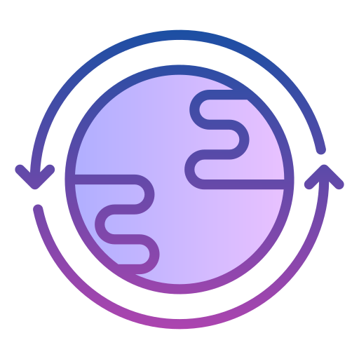 global Generic gradient lineal-color icon