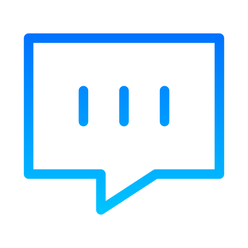 chat-sprechblase Generic gradient outline icon