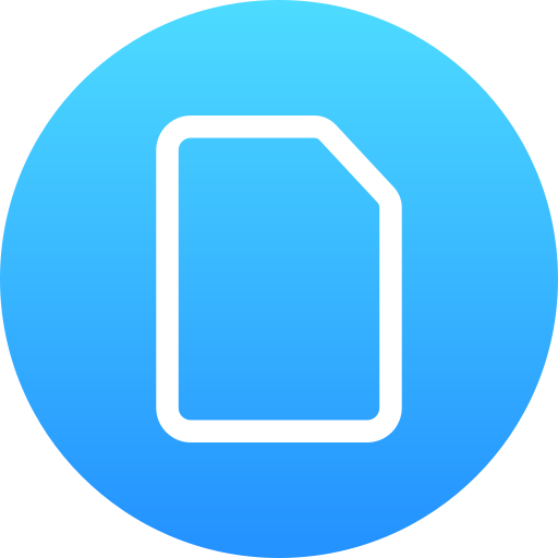 File Generic gradient fill icon