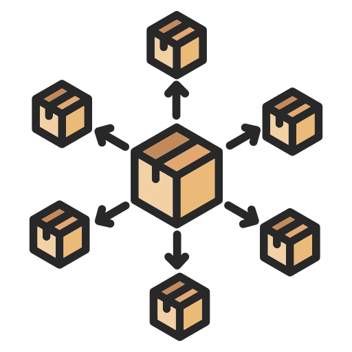 distribution Generic color lineal-color Icône