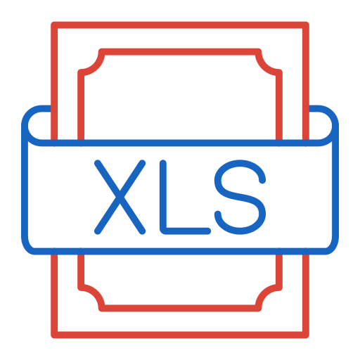 xls Generic color outline иконка