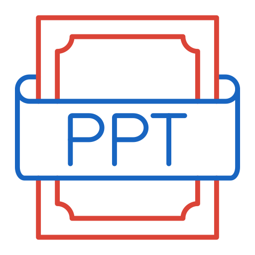 Ppt Generic color outline icon