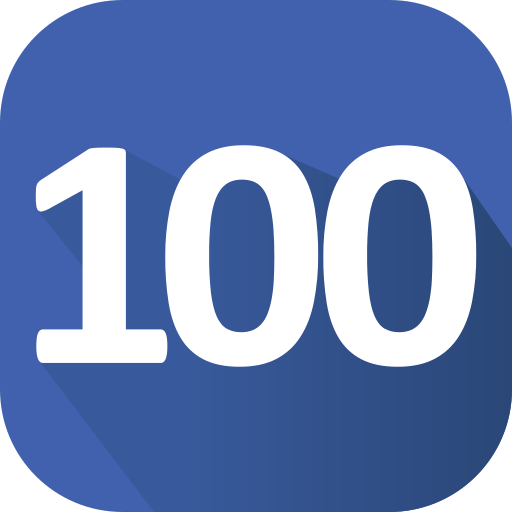 100 Generic gradient fill icon