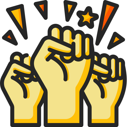 hand heben Generic color outline icon