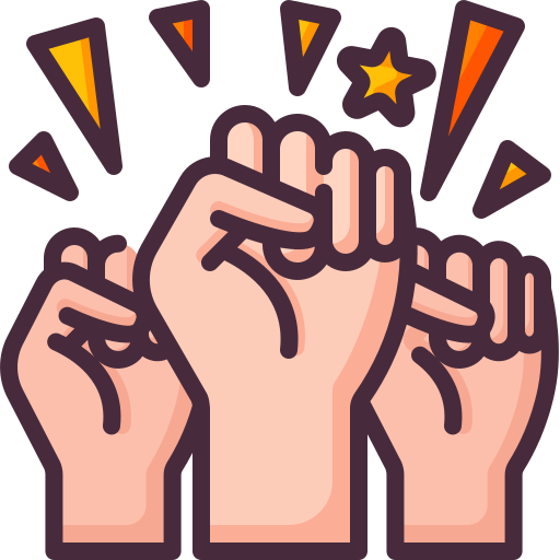 hand heben Generic color outline icon