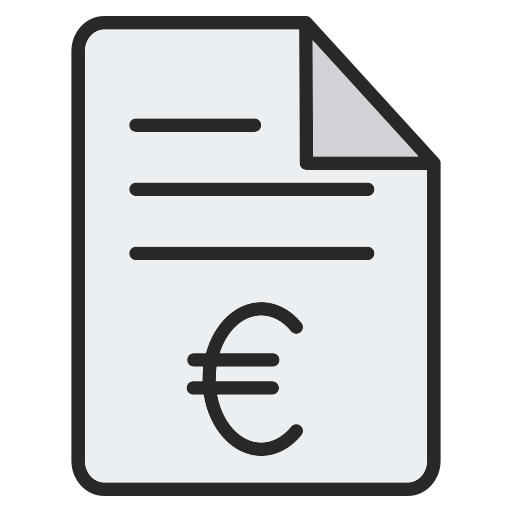 Invoice Generic color lineal-color icon