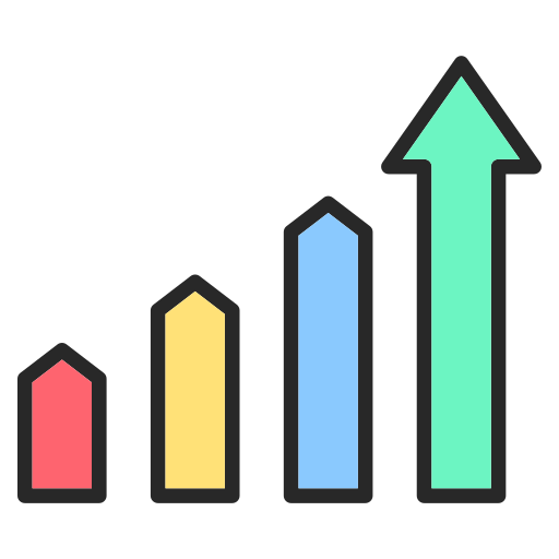 Growth Generic color lineal-color icon