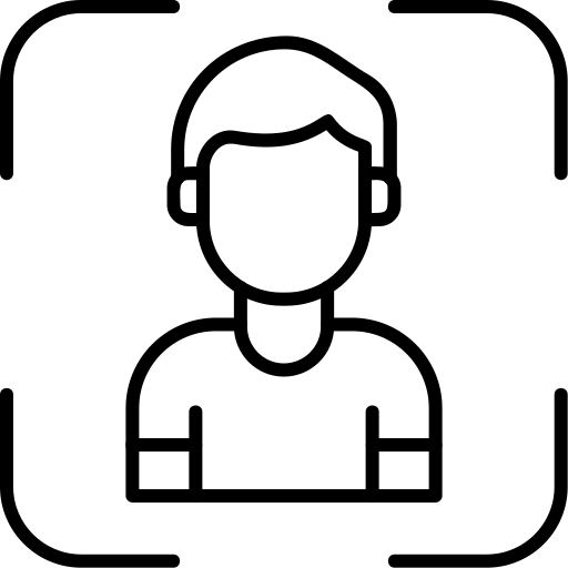 porträt Generic black outline icon