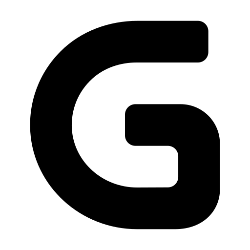 文字g Generic black fill icon