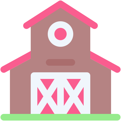 Barn Generic color fill icon