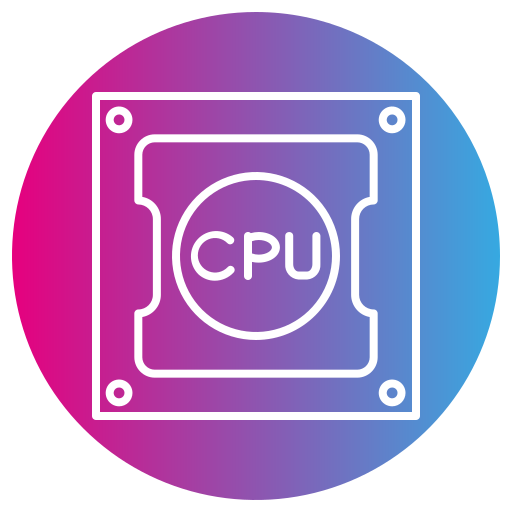 Cpu Generic gradient fill icon