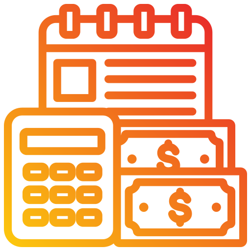 Financial planning Generic gradient outline icon