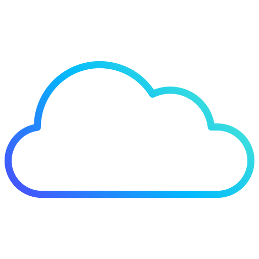 Cloud Generic gradient outline icon