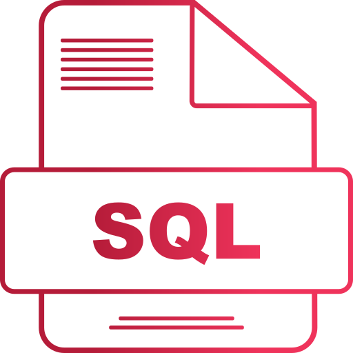 sql Generic gradient outline icon