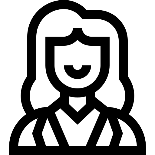 dermatologue Basic Straight Lineal Icône