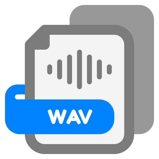 wav-datei Generic color fill icon