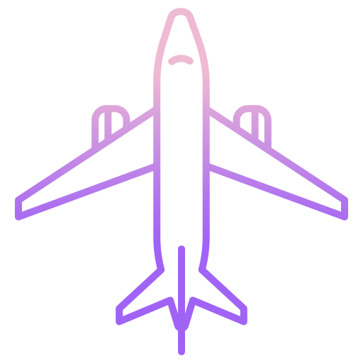 avion Icongeek26 Outline Gradient Icône