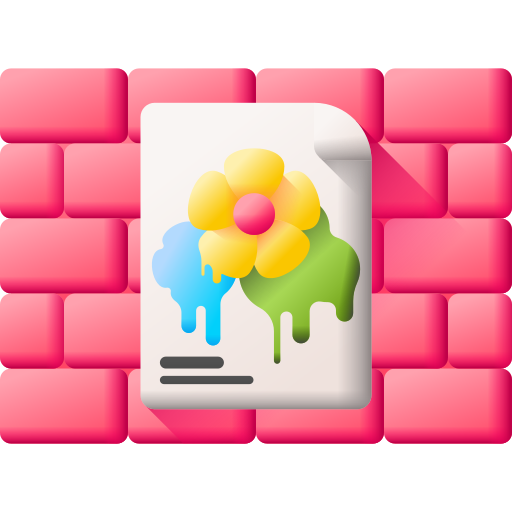 포스터 3D Color icon