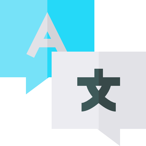 言語 Basic Straight Flat icon