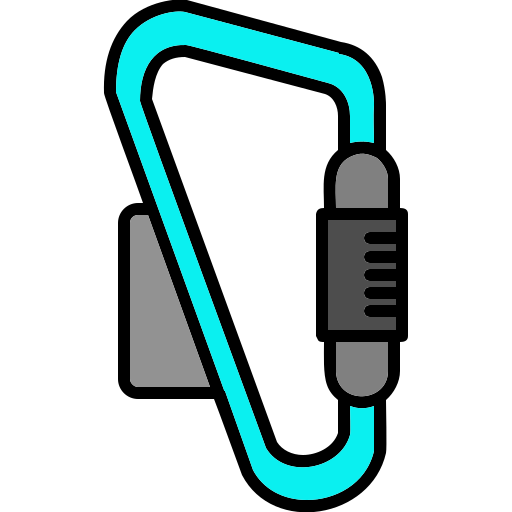 Carabiner Generic color lineal-color icon