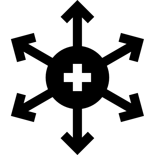 ion positif Basic Straight Filled Icône