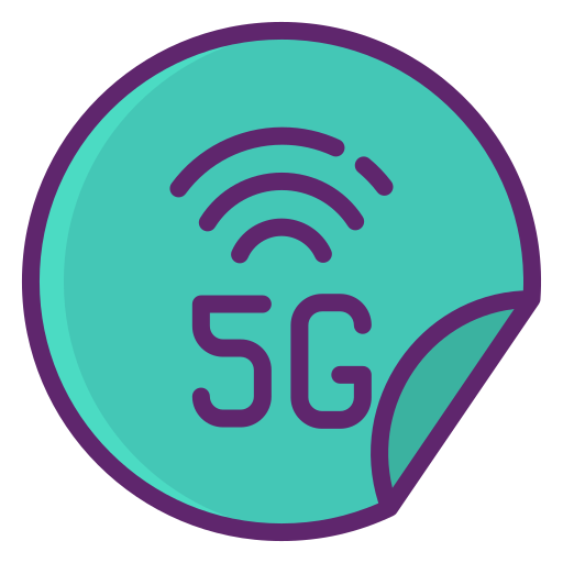 5g Flaticons Lineal Color ikona