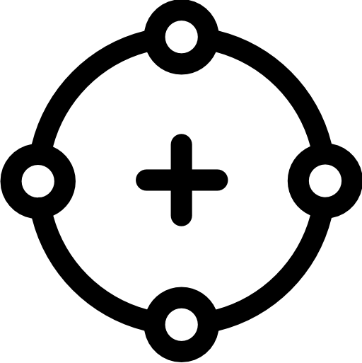 koło Basic Rounded Lineal ikona