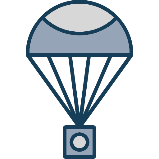 Parachute Generic color lineal-color icon