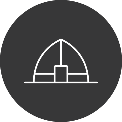 Tent Generic black fill icon