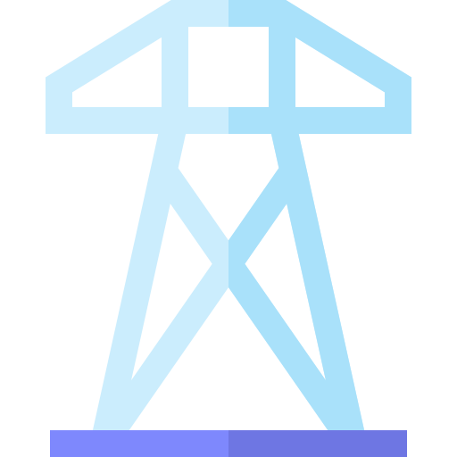 wieża elektryczna Basic Straight Flat ikona