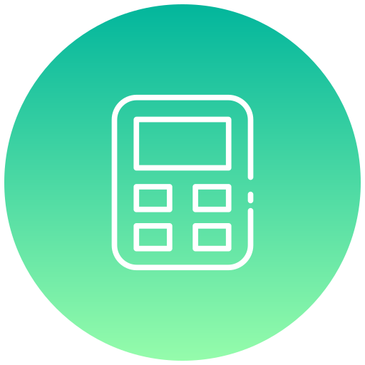 calculadora Generic gradient fill Ícone