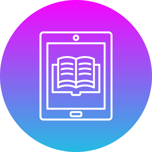 Ebook Generic gradient fill icon