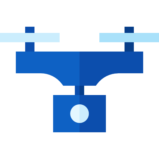 Drone Basic Straight Flat icon