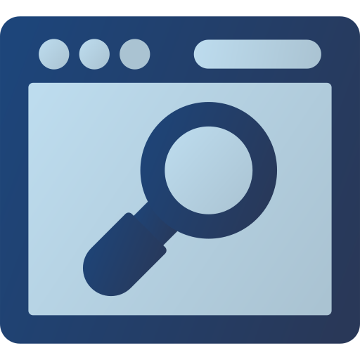 Search Generic gradient fill icon