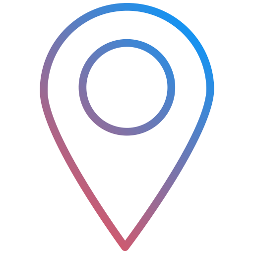 emplacement Generic gradient outline Icône