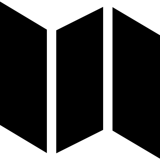 mapa Basic Straight Filled Ícone