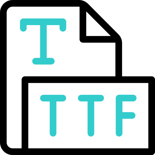 ttf Basic Accent Outline Icône