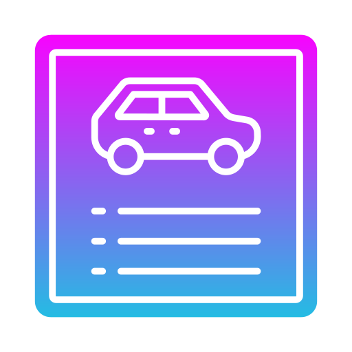 Car Generic gradient fill icon