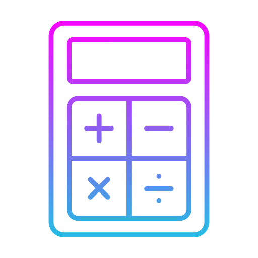 계산자 Generic gradient outline icon