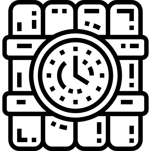 dinamite Detailed Straight Lineal icona