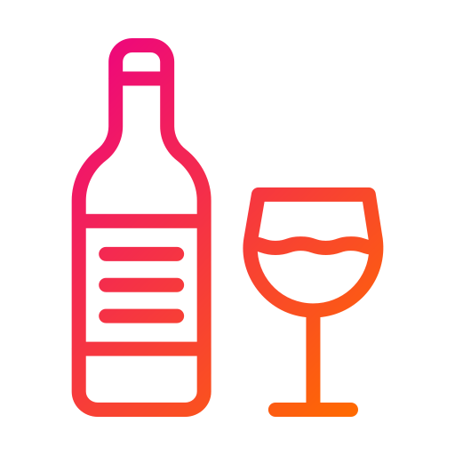 Alcoholic drink Generic gradient outline icon